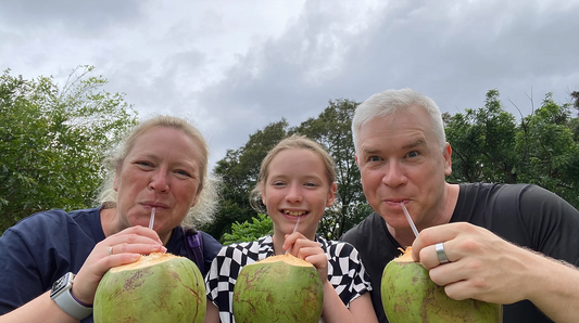 The three of us on our first day experiencing life in Costa Rica